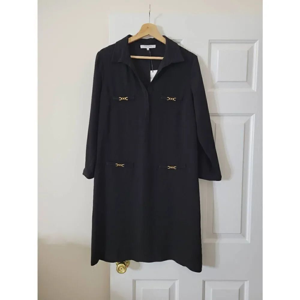 Gerald darel Black Dress 42 NWT